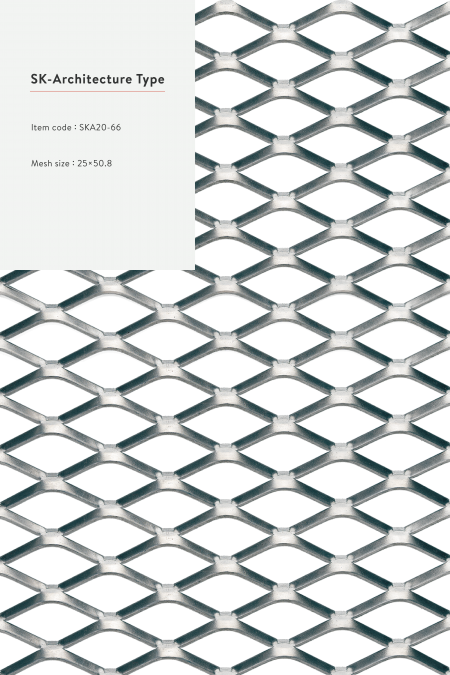 Item code：SKA 20-66; Mesh size：25x50.8; The images are not in a 1:1 scale.