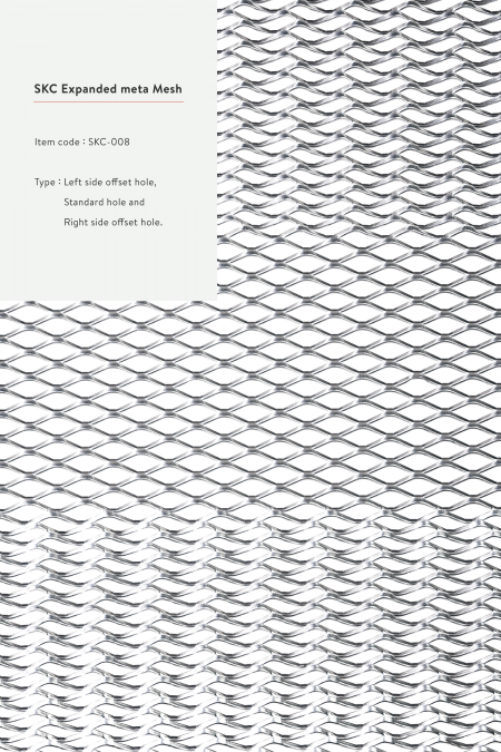 Item code：SKC-008; Material：Steel, stainless steel, hot-dip galvanized and Pre-galvanized steel.; Type：Left side offset hole, Standard Hole and Right side offset hole.
