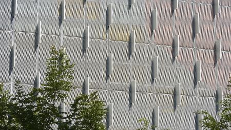 Southern - Agricultural Technology Park Administration Center, MOA - Specializing in aluminum expanded metal mesh facade can be quickly installed