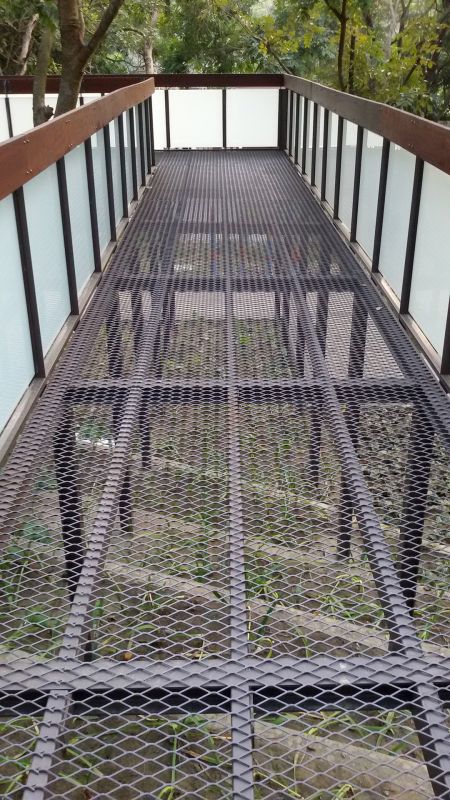 Southern - Cheng Ching Lake Walkway - The XG12 model is an Expanded metal mesh that meets JIS and CNS national standards