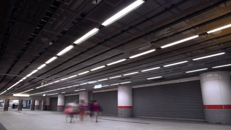 Southern - Kaohsiung MRT Station - The SK Series Aluminum expanded metal mesh offers a new construction method and innovative applications, adding unique colors to buildings