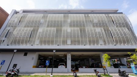 Southern - Pingtung Parking Lot - The innovative construction method and application of expanded metal add a unique flair to buildings