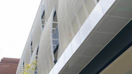 SKA 20-33 Expanded metal mesh facades introduce natural light from multiple angles.