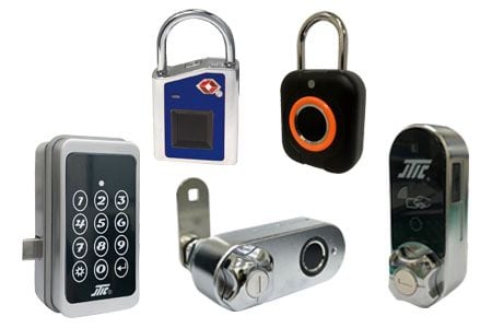 Smart lock is suitable for 19mm diameter panel which can using key unlocking and fingerprint unlocking