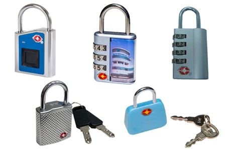 Easily resettable TSA luggage padlock, safe and convenient, easy to operate