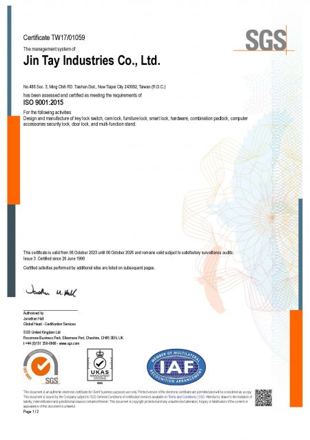 Certificado ISO-1