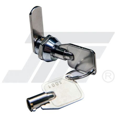 12mm Screw Mounted Mini Lock - 12mm micro cam lock with tubular key