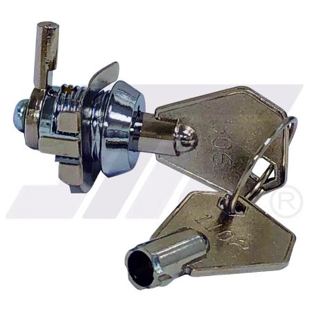 12mm外径档杆锁(含4pin珠子圆管钥匙) - 12mm外径档杆锁含4pin珠子铜管钥匙