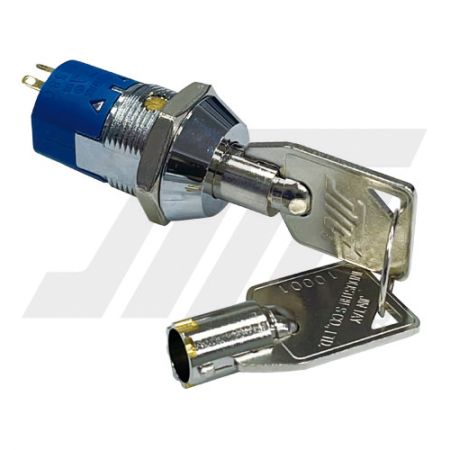 Trava de interruptor certificada pela UL de 19 mm com mecanismo de 7 pinos - Trava de interruptor certificada pela UL de 19 mm com chave tubular