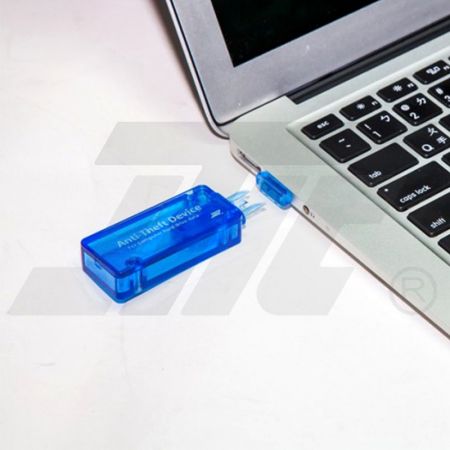 C9802 USB埠安全锁产品照，可客制商标及颜色