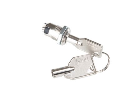 Interruptor de Chave de 12mm com Chave Tubular - Fechadura de chave tubular de 12mm