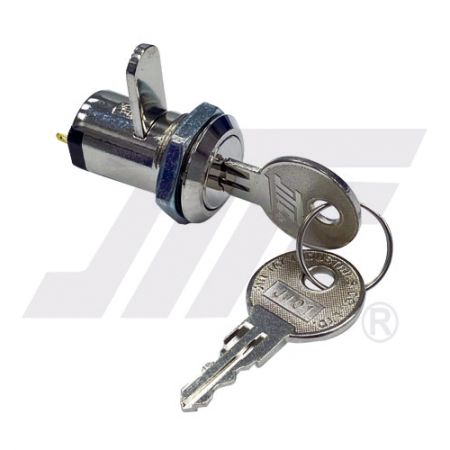 19mm Dual-Functioned Switch Lock with Double Bitted Flat Lock - 19mm dual-functioned switch lock with flat key