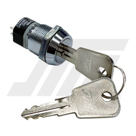 19mm外徑常開或常閉型電源鎖含圓管銅鑰匙鎖開關