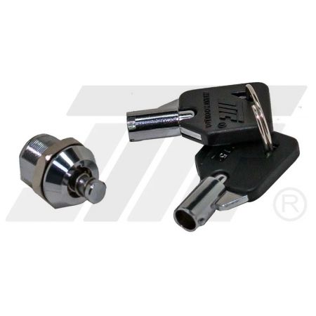 12mm 4 Pin Push In Lock - 12mm push in lock with tubular key