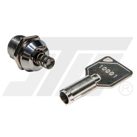 12mm 7 Pin High Security Push in Lock - 12mm push in lock with tubular key
