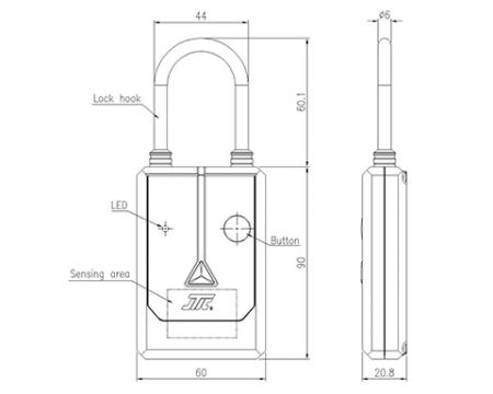 iT805N dica padlock Spec.