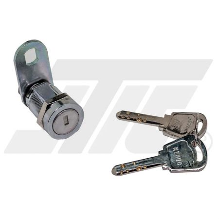 19mm外徑酒渦式鑰匙高安全性鎖 - 19mm外徑9pin防塵設計含雙邊銑齒銅酒渦式鑰匙高安全性鎖