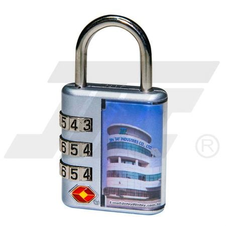 3码数字轮相片式TSA旅安认证海关锁 - TSA007美国海关认证数字锁，免破坏查检行李便于通关