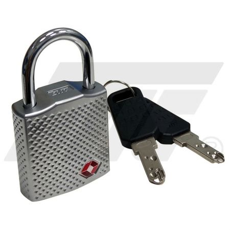 KABA钥匙型TSA旅安认证海关锁 - TSA006美国海关认证钥匙挂锁，免破坏查检行李便于通关