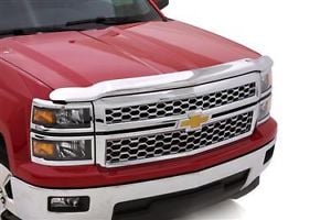 Hood Shield Chrome - Silverado 1500 Hood Guard or Bug Deflector Chrome