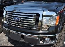 フードシールド クローム - F150 フードガードまたはバグディフレクター クロム