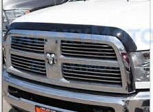 Pelindung Kap Smoke - Penghalang Bug Penjaga Kap Dodge Ram 2500/3500 Asap