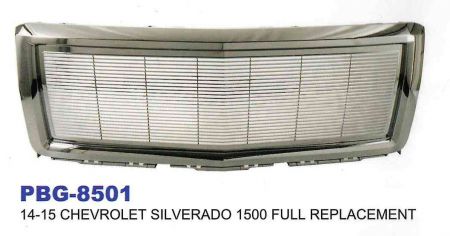 货卡前栏 - CHEVROLET SILVERADO 1500 FULL REPLACEMENT 电镀