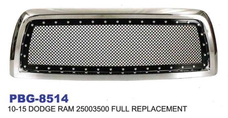 货卡前栏 - DODGE RAM 2500/3500 FULL REPLACEMENT 电镀+黑色