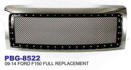 货卡前栏 - FORD 150 FULL REPLACEMENT 电镀+黑色