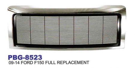 货卡前栏 - FORD 150 FULL REPLACEMENT 电镀+黑色