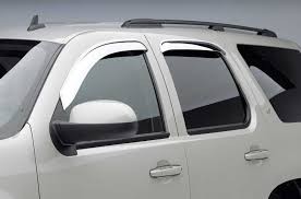 Window Visor Chrome - 2014 Silverado Window Visor Extended Cab