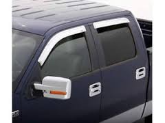 Visera de ventana cromada - Visera de ventana para F150 09-14 Cabina extendida
