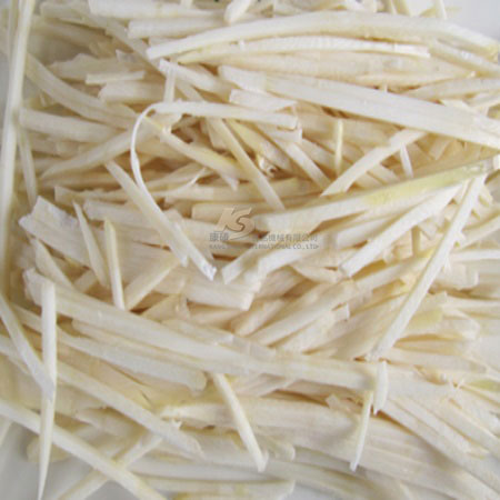 竹筍切絲 (根莖類切片、絲，切絲尺寸: 1.5mm以上不可調。)