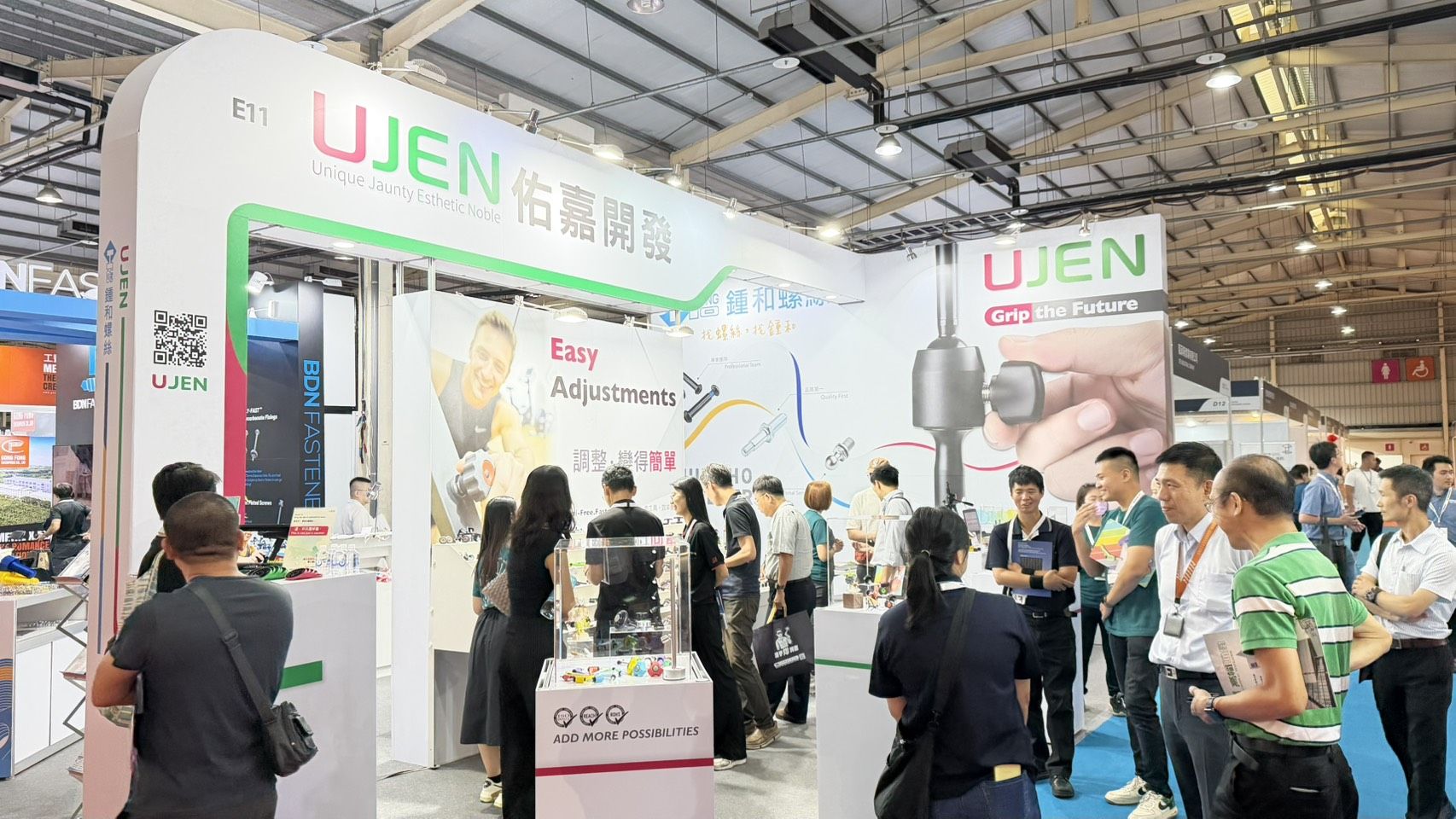 Massive Foot Traffic at UJEN’s Booth at the Taiwan Hardware Show
