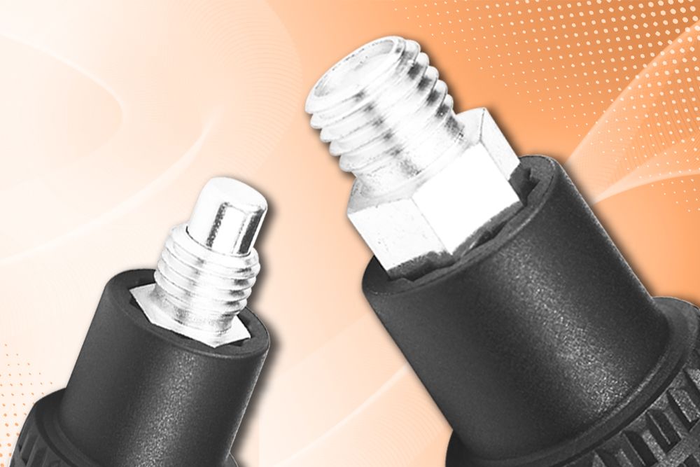 Locking pull pin is available in various sizes