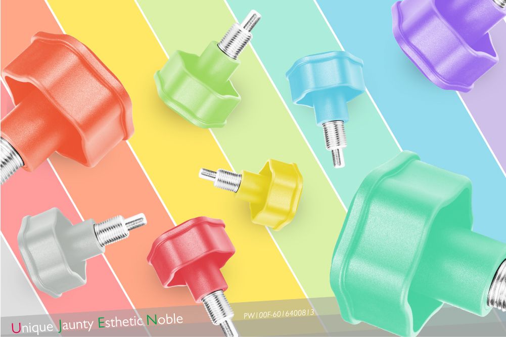 Safety Warning Spring Pull Pin with Hexagonal Plastic Clamping Knob ...