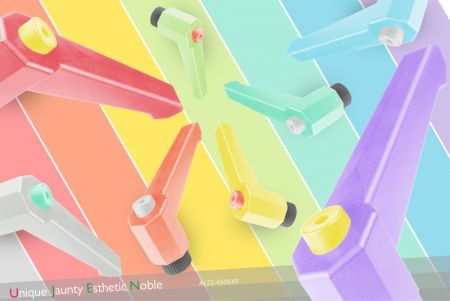 Les couleurs de la poignée et des boutons peuvent être mélangées et assorties, et également personnalisées pour répondre à vos besoins