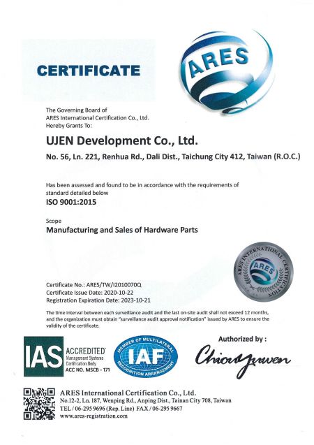 ISO 9001:2015 国際認証