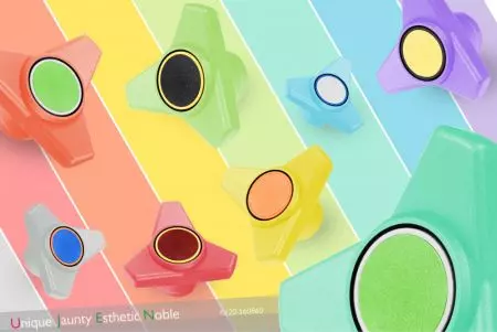 マルチカラーのノブは、UJENによって開発されたユニークなマカロンカラーモデルに合わせることができるか、ニーズに応じて色をカスタマイズできます。