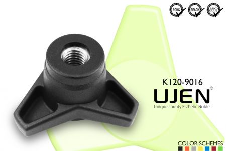 Three-arm Hand Knob Nut, M16, D90