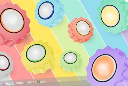 Multi color knob can match the unique macaroon color system developed by UJEN, or customize the color to meet your needs.