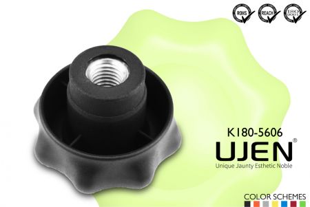 Baut Knob Tangan Bintang, M6, D56