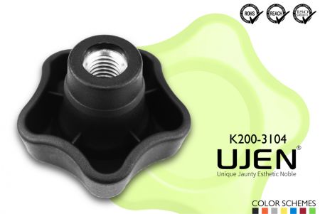 ペンタゴンハンドノブナット、M4、D31