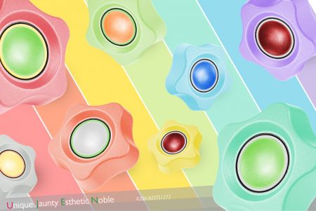 El pomo multicolor puede coincidir con el único sistema de colores macaron desarrollado por UJEN, o personalizar el color para satisfacer sus necesidades.