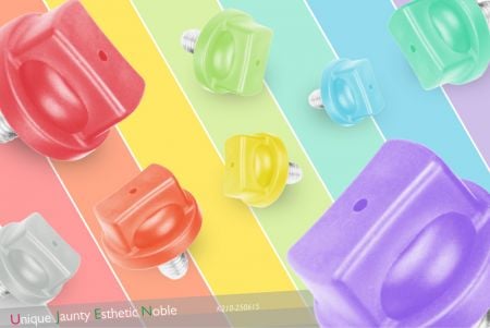 ノブはカスタマイズされた色でも作ることができます