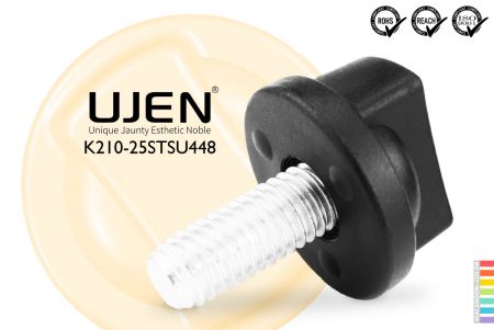 Bouton de prise en forme de I en acier inoxydable, M8 x 58mm, D25 - Bouton droit M8x58mm en acier inoxydable Diamètre 25