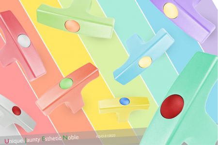 La perilla multicolor puede coincidir con el sistema de colores único de macarrón desarrollado por UJEN, o personalizar el color para satisfacer sus necesidades.