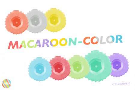 El pomo se puede hacer en color macarrón que desarrolló UJEN