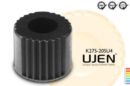 Écrou de bouton moleté, 1/4, écrou normal, D20. - Bouton moleté de 1/4 de diamètre 20.