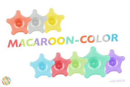 El pomo se puede fabricar en color macarrón que fue desarrollado por UJEN